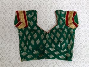 New Paded Blouse (Green)
