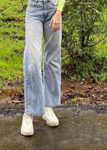 H&M High Waise Wide Jeans