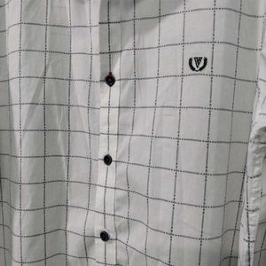 Van Heusen White Elegant Shirt Party/Casual