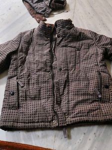 Checkered Padded Jacket Uropean Brand