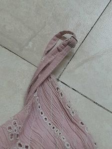 Coquette Floral Pastel Pink Beach Mini Dress