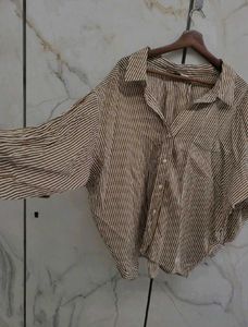 Striped Oversized Blouse