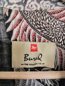 Patterned Button-Down Shirt