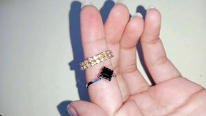 Black And Gold Rings