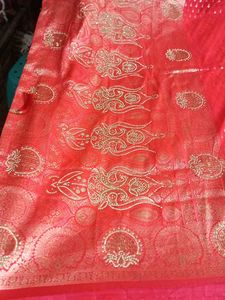 Red Banarasi Saree