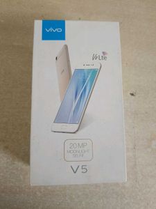Vivo V5. (with original charger, cover and box)