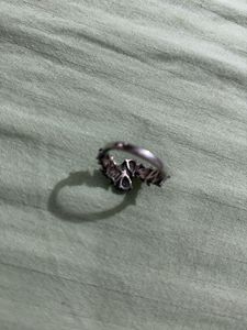 Elegant Open Cuff Ring with Cubic Zirconia
