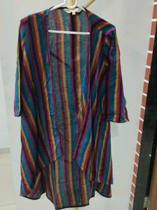Multicolored Waterfall Shrug