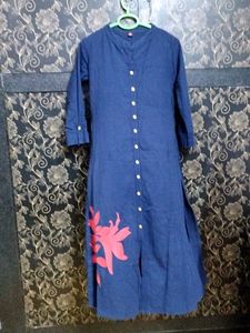 Office Wear Close Neck Kurta