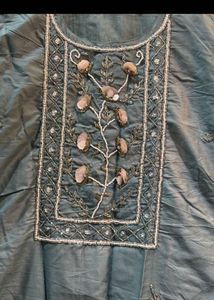 Embroidered handwork Kurta Set