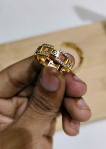 Gold Bracelet &amp; Ring Set
