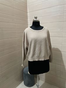Zara Pintresty 🌸Beige Knit Sweater