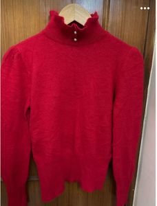 Red Turtleneck Sweater