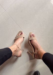 Elegant Beige Heels