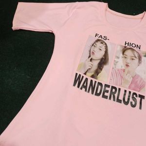 Pink Graphic Tee