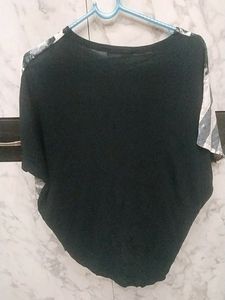 Cute Black Grey Top