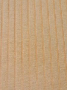 Orange Ribbed Knit Midi Dress