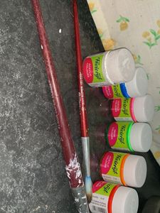 Acrylic Paints &amp; Brushes