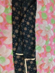 Elegant Black Printed Kurta