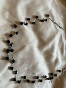 Black Crystal Neck Piece
