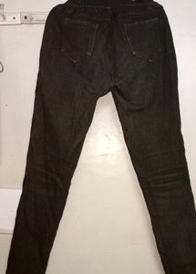 High Waist Black Jeans