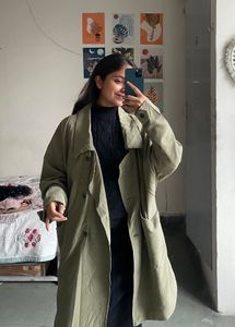 Olive Trench Coat
