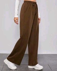 Brown Wide Leg  Pant