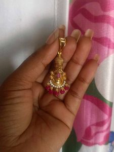Balaji Pendant With Chethan Rubys