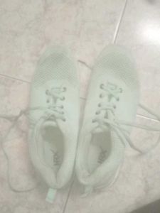 HRX White Knit Sneakers Women