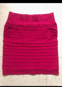 Pink Skirt Stretchable