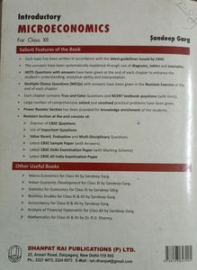 Micro Economics Class 11 Book