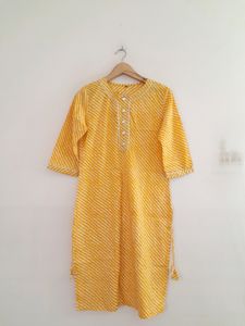 Yellow Casual Kurta (Women&#39;s)