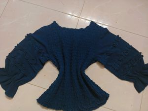 Y2k Fitted Full Sleeves Top