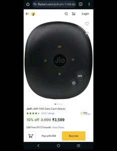 JioFi JMR 1140 4G Data Card