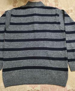 Striped Buttoned Sweater