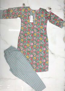 Brand New Floral Kurta Set