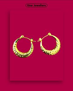 Golden Hoop Earrings