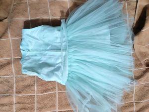 Pastel Color Block Party Dress