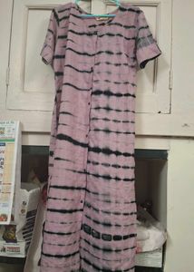 Stylish Pink Printed Kurta