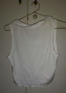 Zudio White Collared Top