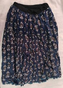 Patterned Boho Midi Skirt