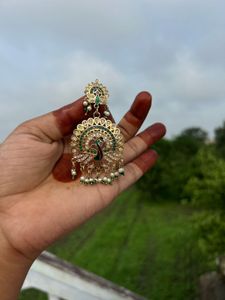 Peacock Drop Earrings