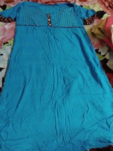 Sky blue Kurti