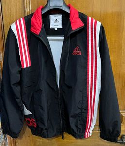 ADIDAS BLACK WINDCHEATER JACKET