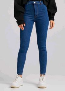 High Waisted Dark Skinny Jeans