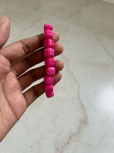 Pink Beaded Bracelet
