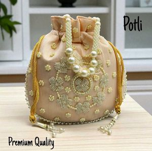 New Hand Zari work Potli Ne