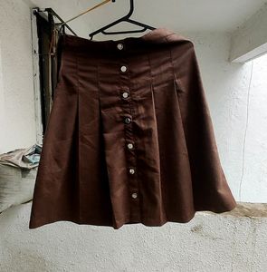 Buttoned Top &amp; Skirt Set