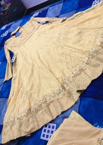 Elegant Embroidered Dress With Dupatta Pant