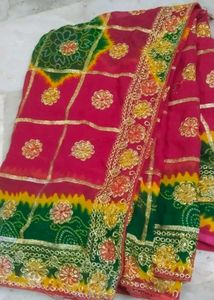Beautiful Bandhani Saree❤️💗